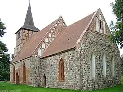 Medieval church in Sietow