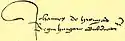 John Hunyadi's signature