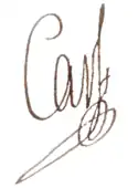 Charles XIII's signature