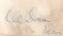 Kenneth Cyril Oram's signature