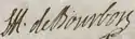 Louis Henri's signature