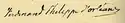 Ferdinand Philippe's signature