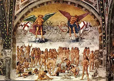 The Resurrection of the Flesh (1499), by Luca Signorelli, Chapel of San Brizio, Orvieto Cathedral.
