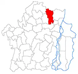 Location in Brăila County