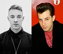 Diplo (left) and Mark Ronson (right)