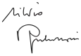 Silvio Berlusconi's signature