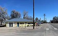 Looking east along Highway 24 in Simla.