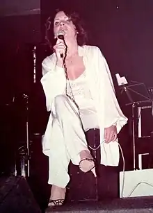 Simone Saback performing at Show da Funarte in Brasil, 1978