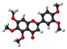 Ball-and-stick model of sinensetin