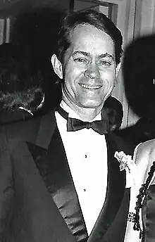 Steve Ross at a charity event at the Waldorf Astoria in New York City, November 1988