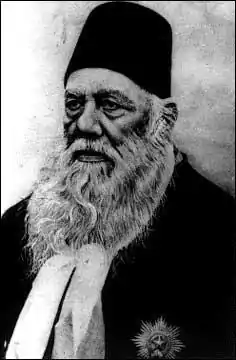 Sir Syed Ahmad Khan (1817–1898), whose vision (Two-nation theory) formed the basis of Pakistan