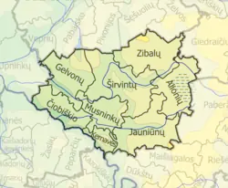 Map of municipality