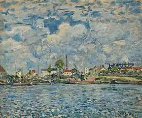 Alfred Sisley, La Seine au Point du jour, 1877, Museum of modern art André Malraux – MuMa, Le Havre