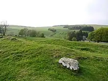 Picture of the site of Alnham Castle.