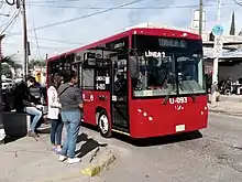 Line 2 bus in Tonalá