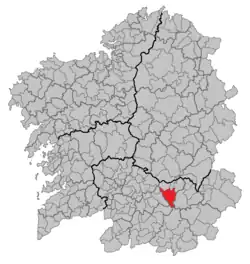 Location in Galicia