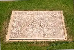 Mosaic in the palace garden