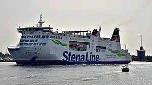 Skåne departing from Rostock, 2019