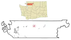 Location of Concrete, Washington
