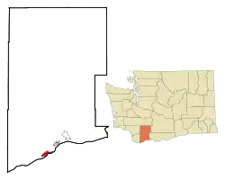Location of North Bonneville, Washington