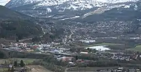 View of Skei in Surnadal