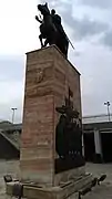 Skanderbeg statue on new pedestal