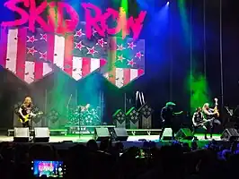 Skid Row performing at the Rock Imperium Festival 2023 in Spain
