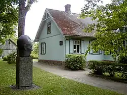 Birthplace and museum of Andrejs Upīts in Skrīveri