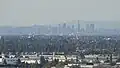 Downtown Los Angeles as viewed from the Sky Cabin.