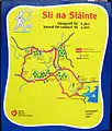 Slí na Sláinte route map in Glengarriff