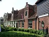 17th century houses at the castle road (Slotweg)