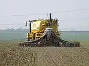 Agricultural slurry applicator using crab steering to minimise soil compaction (2009).