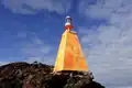 Small Orange Lighthouse at the Summit of Bartolomé Island