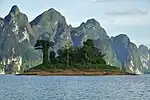 An Island in Cheow Lan Lake