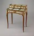 Small writing desk (bonheur-du-jour) by Martin Carlin at the Met Museum, dated to 1768