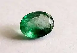 Colombian emerald. The country is the largest producer of emeralds in the world, and Brazil is one of the largest producers.
