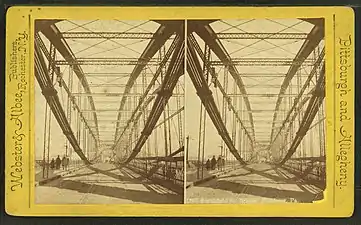 An early stereoscopic view of the bridge