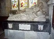 Monument of Sir Hugh Smithson, 1st Baronet (d.1670), St John the Baptist's Church, Stanwick, Yorks.