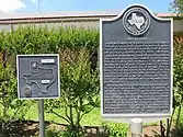 Texas historical marker at City Hall