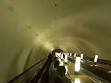 Station escalators