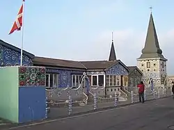 Sneglehuset (Snail shell house) in Thyborøn, Western Jutland