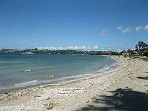 Snells Beach from northern end
