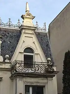 Detail of gable and finial