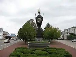 Snow Fountain and Clock