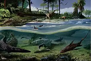 Reconstruction of the Snow Hill Island Formation's flora and fauna