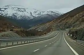 Durrës-Kukës Highway or Rruga e Kombit (Nation's highway) linking Albania with Kosovo passes through Mirdita