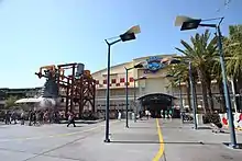 Soarin' Over California exterior as it appeared from 2001 to 2014 at Disney California Adventure