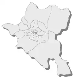 Location of Sredets within Sofia Municipality