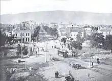 Lion's Bridge and the surrounding area in 1910