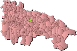 Location within Rioja Media (La Rioja).